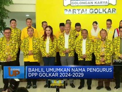 Bahlil Umumkan Nama Pengurus DPP Golkar 2024-2029