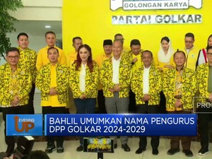 Bahlil Umumkan Nama Pengurus DPP Golkar 2024-2029