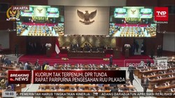 Video: DPR RI Tunda Rapat Paripurna Pengesahaan RUU Pilkada