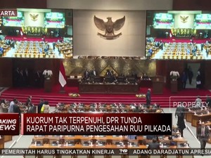 Video: DPR RI Tunda Rapat Paripurna Pengesahaan RUU Pilkada