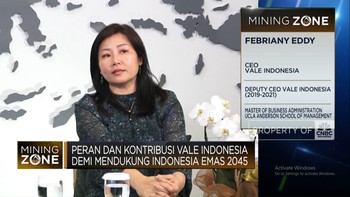 Hilirisasi Nikel RI, Vale Genjot Produksi Hingga Bangun 3 Smelter Baru