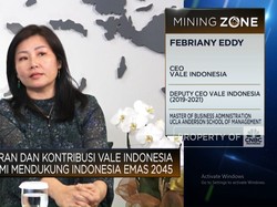 Hilirisasi Nikel RI, Vale Genjot Produksi Hingga Bangun 3 Smelter Baru