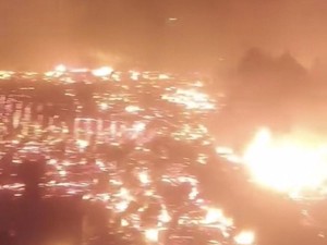 Kebakaran Pasar Sangkulirang di Kutim Hanguskan 350 Kios-Penginapan