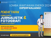 Perhatian, Lomba Karya Jurnalistik & Fotografi ESDM Diperpanjang!