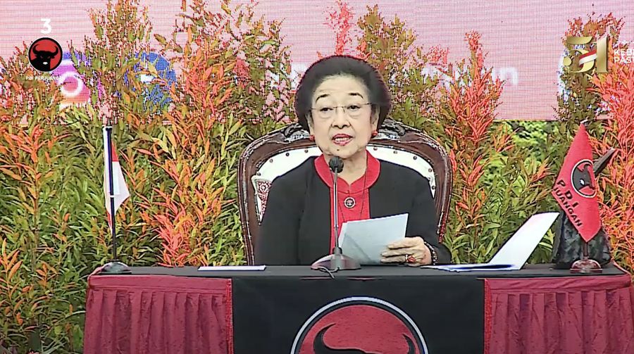 Megawati Soekarnoputri (Tangkapan layar youtube DPR RI)