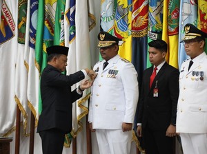 Mendagri Tito Lantik Pj Gubernur Aceh dan Kepulauan Bangka Belitung