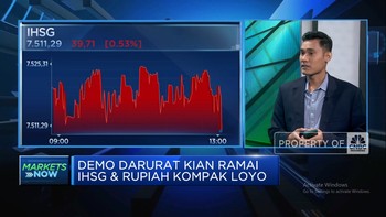 Panas Demo RUU Pilkada, IHSG Memerah & Rupiah Anjlok ke Rp15.600/USD