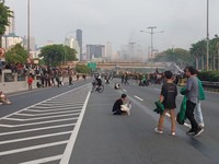 Breaking! Tol Dalam Kota di Depan DPR Ditutup Total