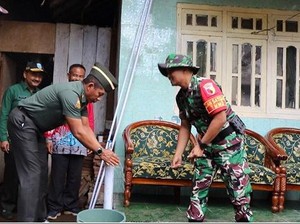 Dandim Probolinggo Bangun Perisai Sumber Air Bersih Rayakan TMMD ke-121