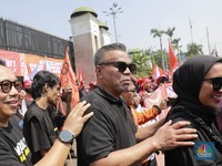 Cing Abdel Hingga Bintang Emon Turun Gunung Ikut Demo di DPR