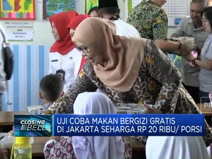 Video: Uji Coba Makan Bergizi Gratis di Jakarta Tak Gunakan APBD