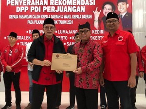 PDIP Resmi Rekom Ipuk-Mujiono di Pilkada Banyuwangi