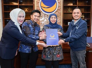 NasDem Resmi Beri Rekom B1KWK Khofifah-Emil Maju di Pilgub Jatim