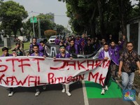 Massa Mahasiswa Mulai Padati Kantor KPU Sore Ini, Kawal Putusan MK
