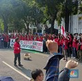 Kepung Kantor KPU, Mahasiswa Bersuara Keras Soal ini Saat Demo