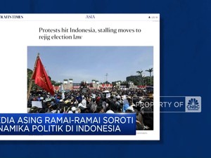 Video: Media Asing Ramai-Ramai Soroti Aksi Penolakan Revisi UU Pilkada