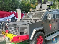 Polisi Kawal Ketat KPU, Bawa 4 Unit Rantis