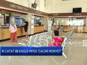 Video: Indonesia Catat 88 Kasus Mpox 'Cacar Monyet'