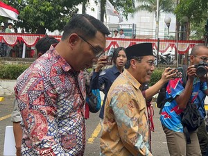RK-Suswono Tiba di Markas Gerindra, Akan Terima Rekomendasi Pilgub Jakarta