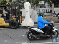 Hindari Jalan Ini di Jumat Siang, Ada Blokade Antisipasi Demo di KPU