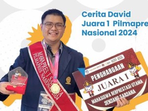 Cerita David Raih Juara 1 Pilmapres Nasional 2024, Ini Sederet Prestasinya