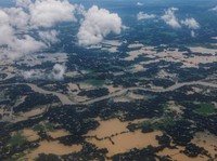 Potret Udara Banjir Bangladesh: 15 Tewas, Jutaan Warga Terlantar