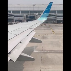Pesawat Gagal Terbang Imbas Tangki Bocor, Ini Penjelasan Garuda