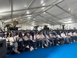Sambut Mahasiswa Baru, Universitas Trisakti Gelar Kemeriahan di PKKMB 2024