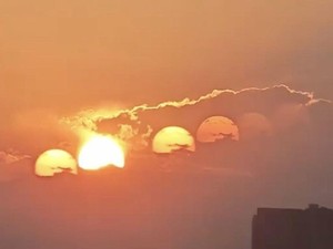 Video 7 Matahari di Langit China Bikin Heboh