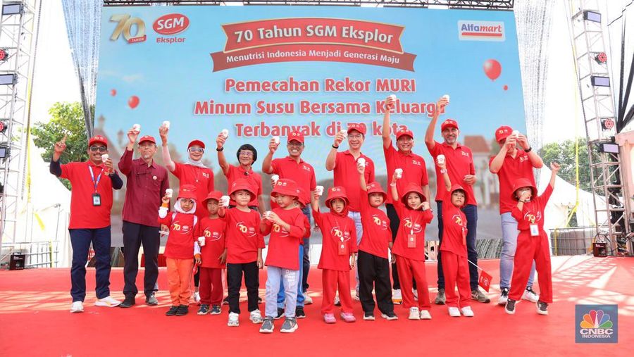 70 tahun SGM Eksplor Capai Rekor MURI/Teti Purwanti