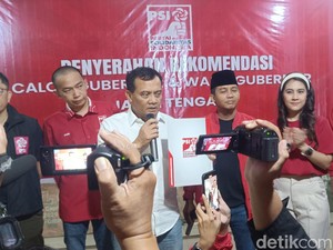 PSI Resmi Dukung Luthfi-Taj Yasin di Pilgub Jateng 2024