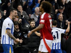 Kalahkan MU, Brighton Sindir Balik Akun Fans Setan Merah
