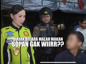 Viral Polwan Tegur Orang Sedang Makan, Ternyata Begini Awal Mulanya