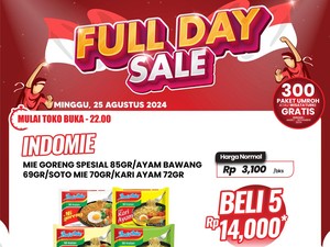Belanja Mie Instan Lebih Hemat di Transmart Full Day Sale! Yuk Buruan Borong