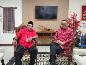 Djarot Ungkap Alasan Anies Bertemu Rano Karno di DPP PDIP
