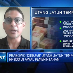 Nasib Makan Gratis Prabowo-IKN Saat Warisan Utang Jatuh Tempo Bengkak