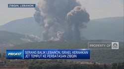 Video: Israel Kerahkan Jet Temput ke Perbatasan Zibqin Lebanon