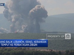 Video: Israel Kerahkan Jet Temput ke Perbatasan Zibqin Lebanon