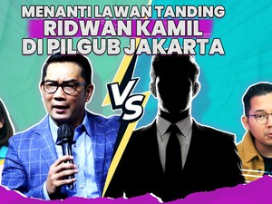 Menanti Lawan Tanding Ridwan Kamil di Pilgub Jakarta