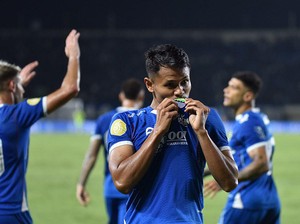 Tangis Dimas Drajad Pecah Usai Jebol Persija di Babak Pertama