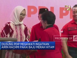 Diusung PDIP, Megawati Ingatkan Airin Rachmi Pakai Baju Merah Hitam