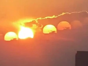 Viral 7 Matahari Berjajar di Langit China Gemparkan Netizen
