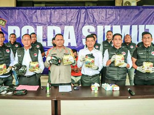 Polres Sergai Bekuk 2 Pelaku Narkoba Jaringan Internasional, 1 Ditembak