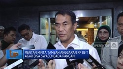 Mentan Minta Tambah Anggaran Rp 86 T Agar Bisa Swasembada Pangan