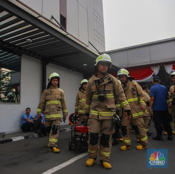 Penampakan Kondisi RSPP Usai Kebakaran Siang Tadi
