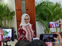 Airin Rachmi Diany di kantor DPP PDIP, Siap Diusung Jadi Cagub Banten