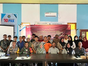 Polsek Sambaliung Kawal Sosialisasi Daftar Pemilih Sementara di Berau