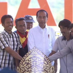 Jokowi Resmikan Bendungan Margatiga Lampung Timur Rp846 Miliar