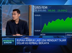 Video: Anjlok Lagi! Rupiah Balik ke Posisi Rp15.500 per Dolar AS