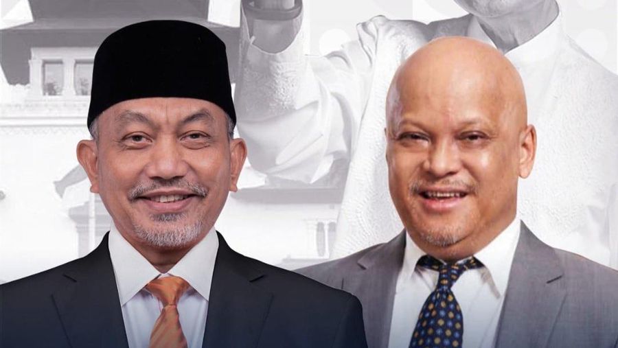 Calon Gubernur dan Wakil Gubernur Jawa Barat, Ahmad Syaikhu dan Ilham Habibie. (X @tifsembiring)